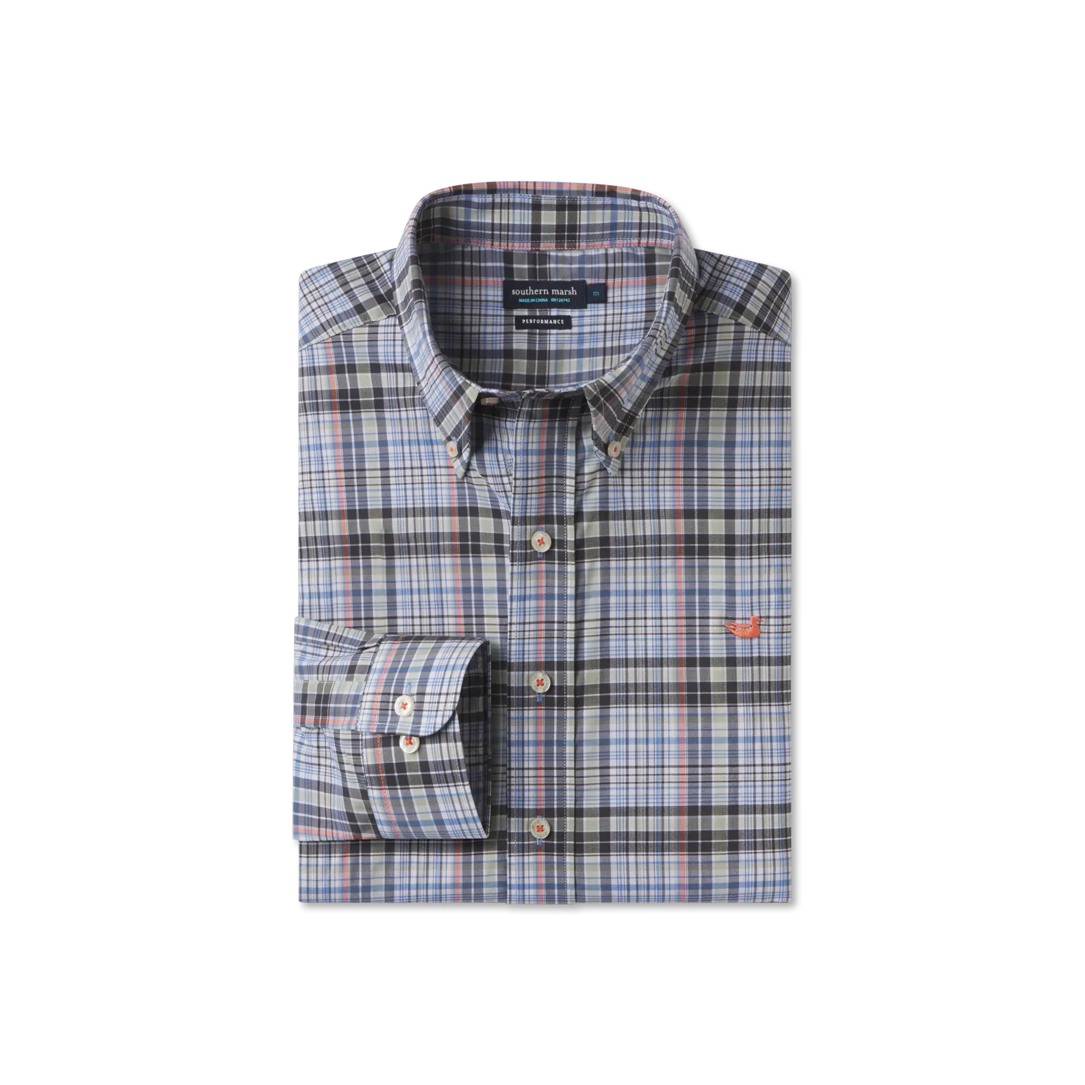 Hays Performance Check Dress Shirt