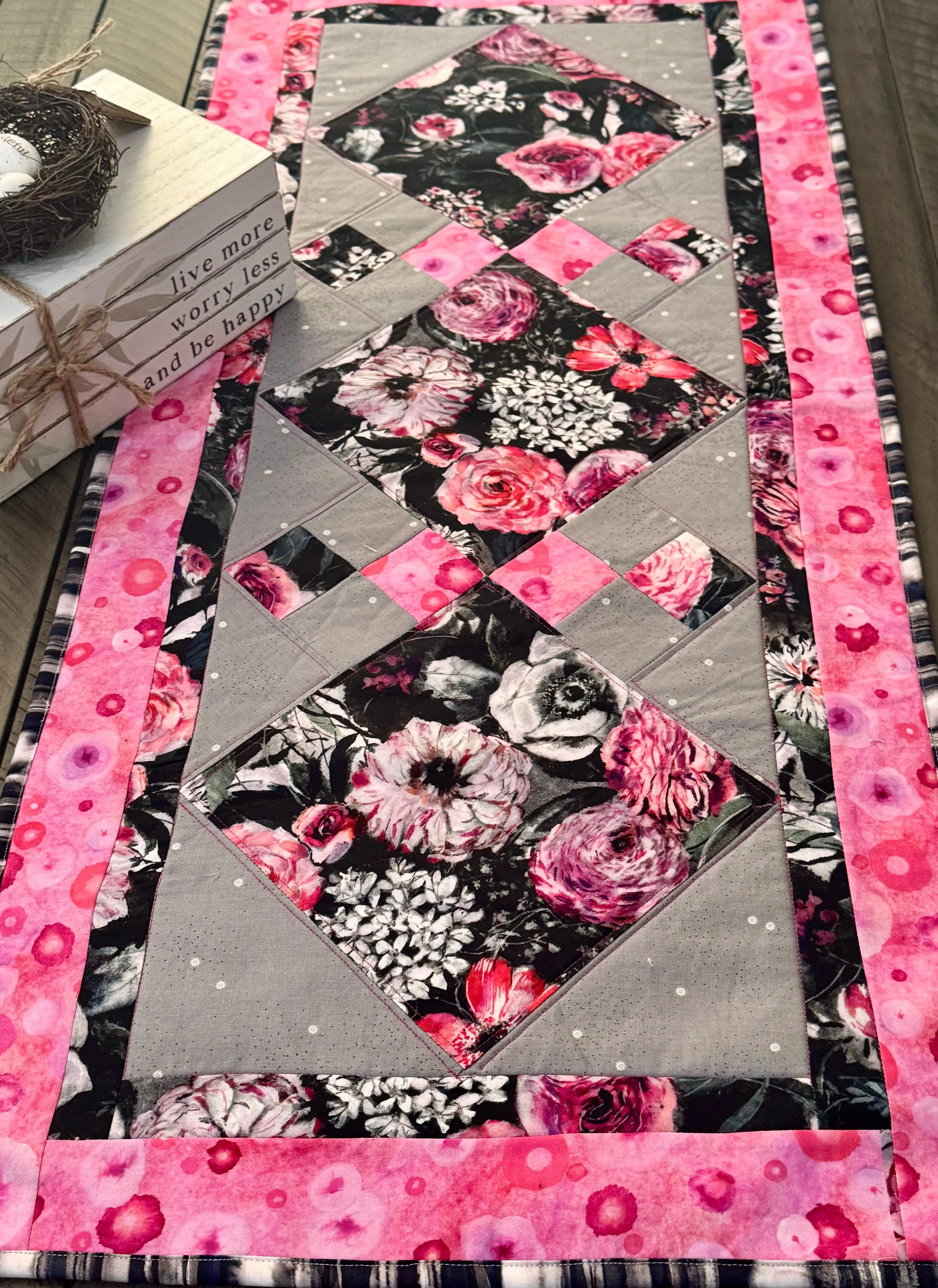 Helpful Heifer A Half Yard Pattern Table Runner #53