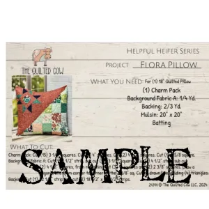 Helpful Heifer Flora Pillow