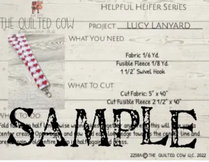 Helpful Heifer Lucy Lanyard