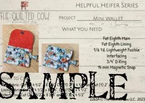 Helpful Heifer Mini Wallet