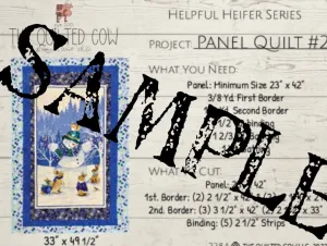 Helpful Heifer Panel Quilt #2