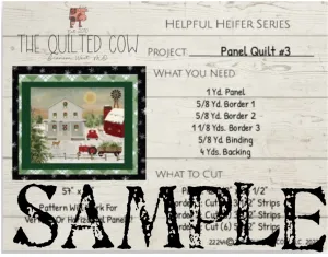 Helpful Heifer Panel Quilt #3