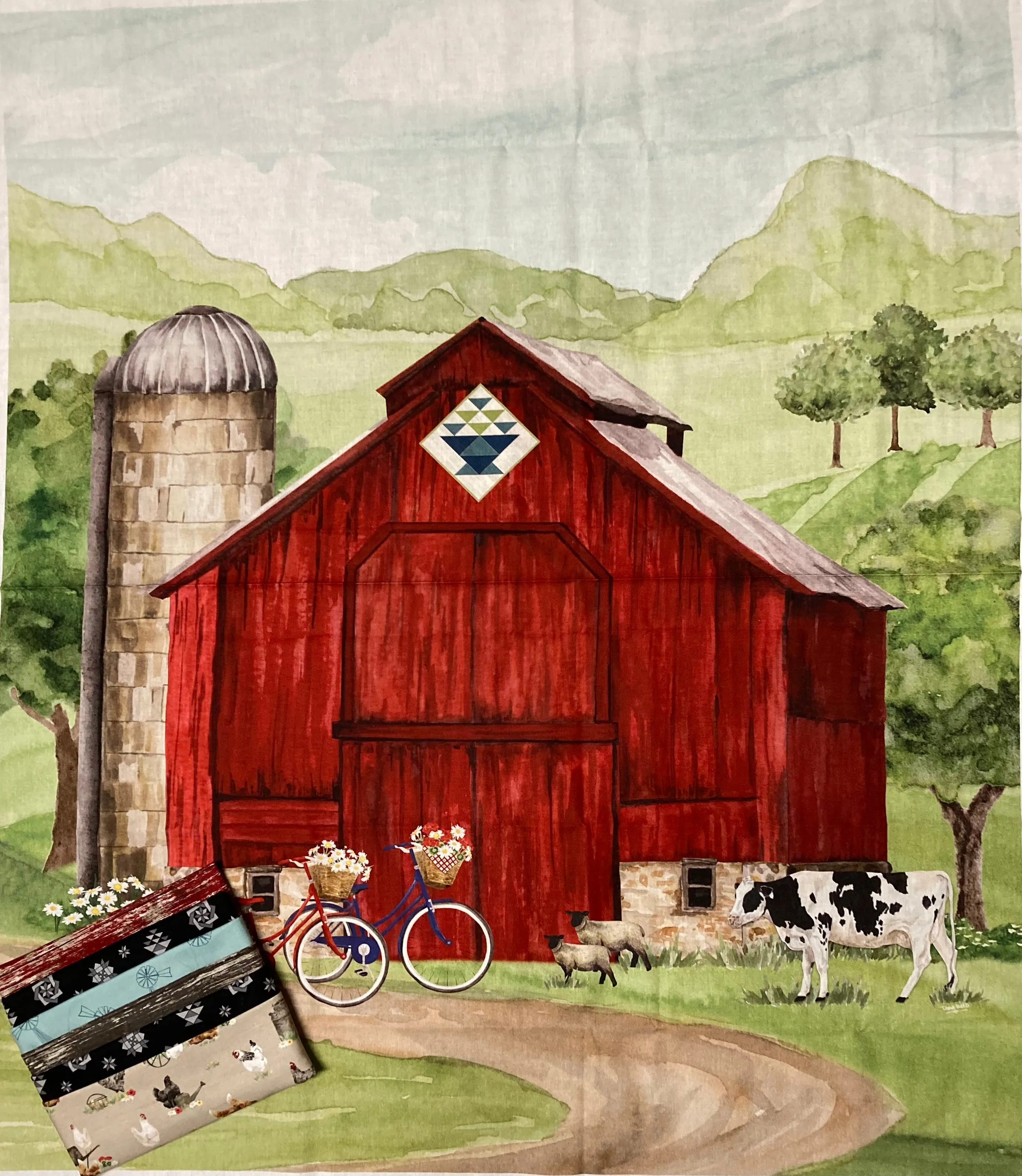 Helpful Heifer Panel Quilt #4