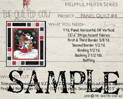 Helpful Heifer Panel Quilt #4