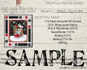 Helpful Heifer Panel Quilt #4