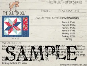 Helpful Heifer Placemat #17