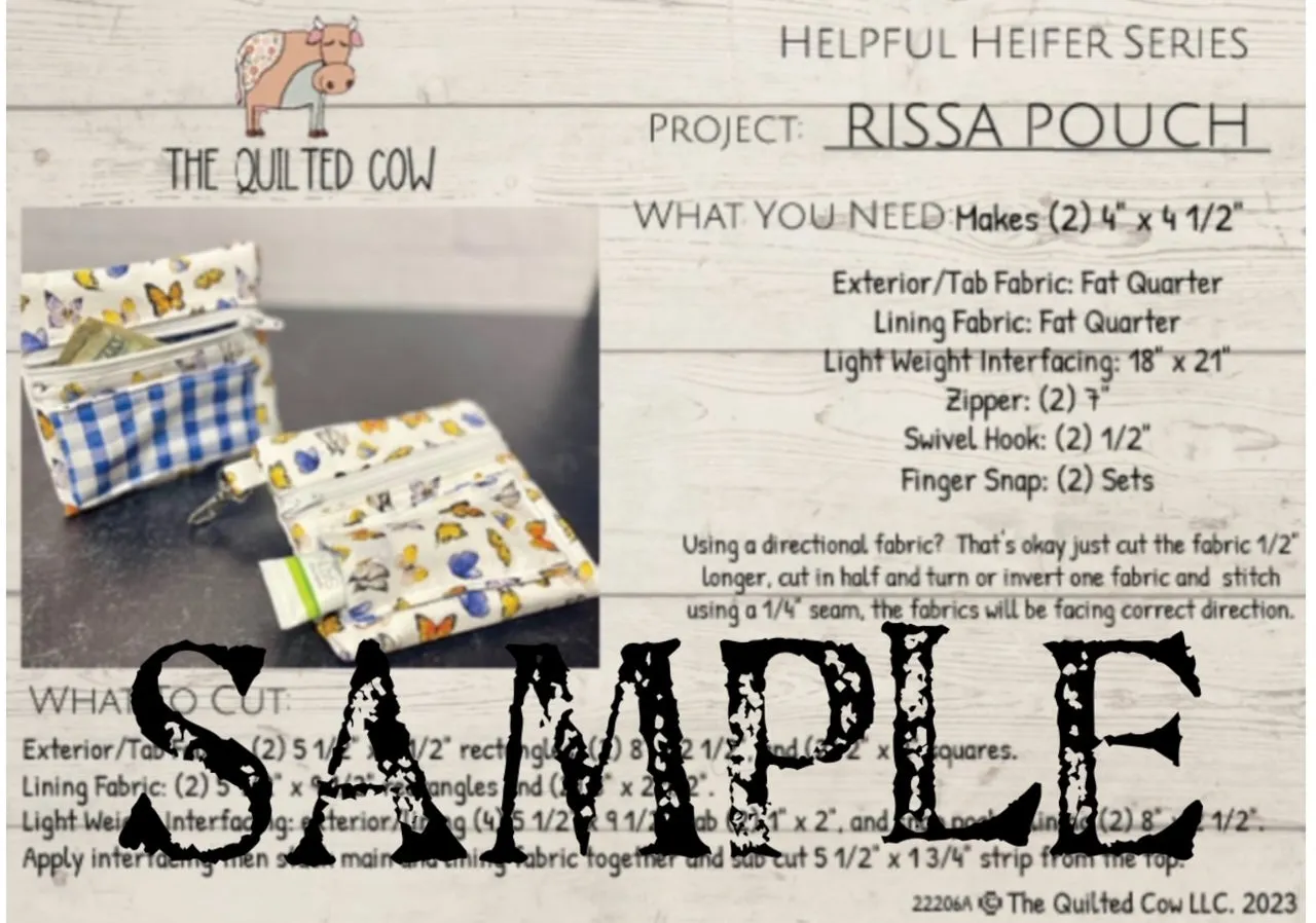 Helpful Heifer Rissa Pouch