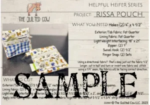 Helpful Heifer Rissa Pouch