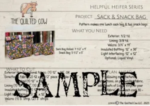 Helpful Heifer Sack & Snack