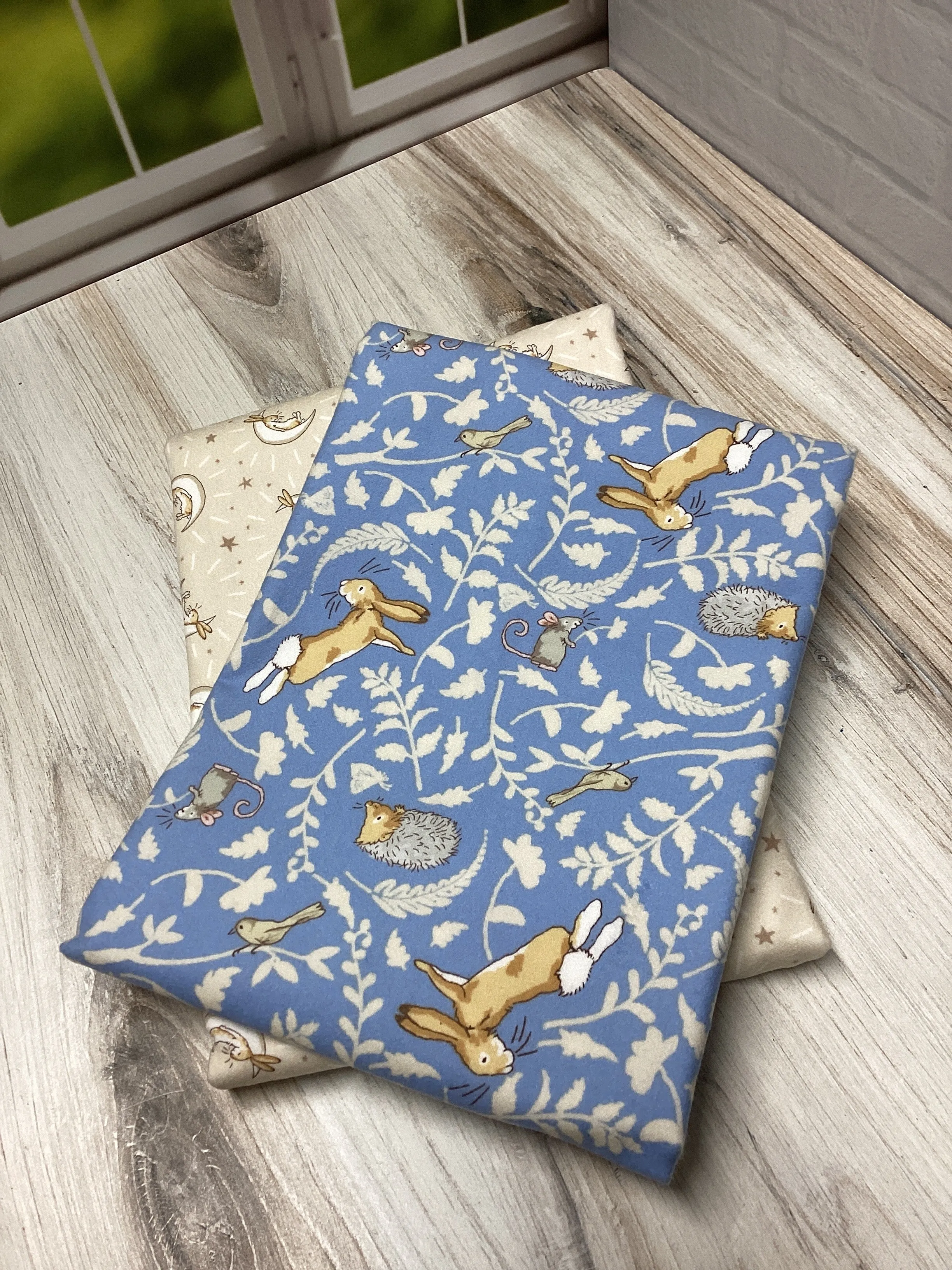 Helpful Heifer Self Binding Baby Blanket