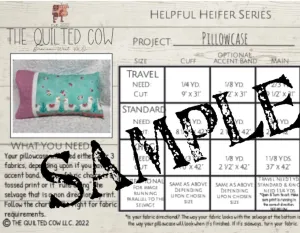 Helpful Heifer Standard Pillowcase