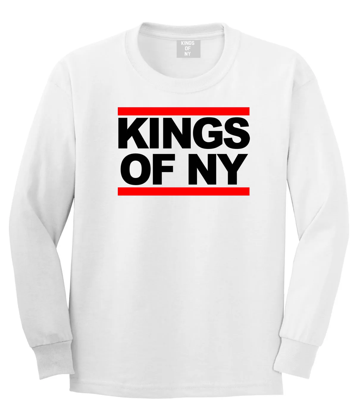 Kings Of NY Run Logo Style Long Sleeve T-Shirt