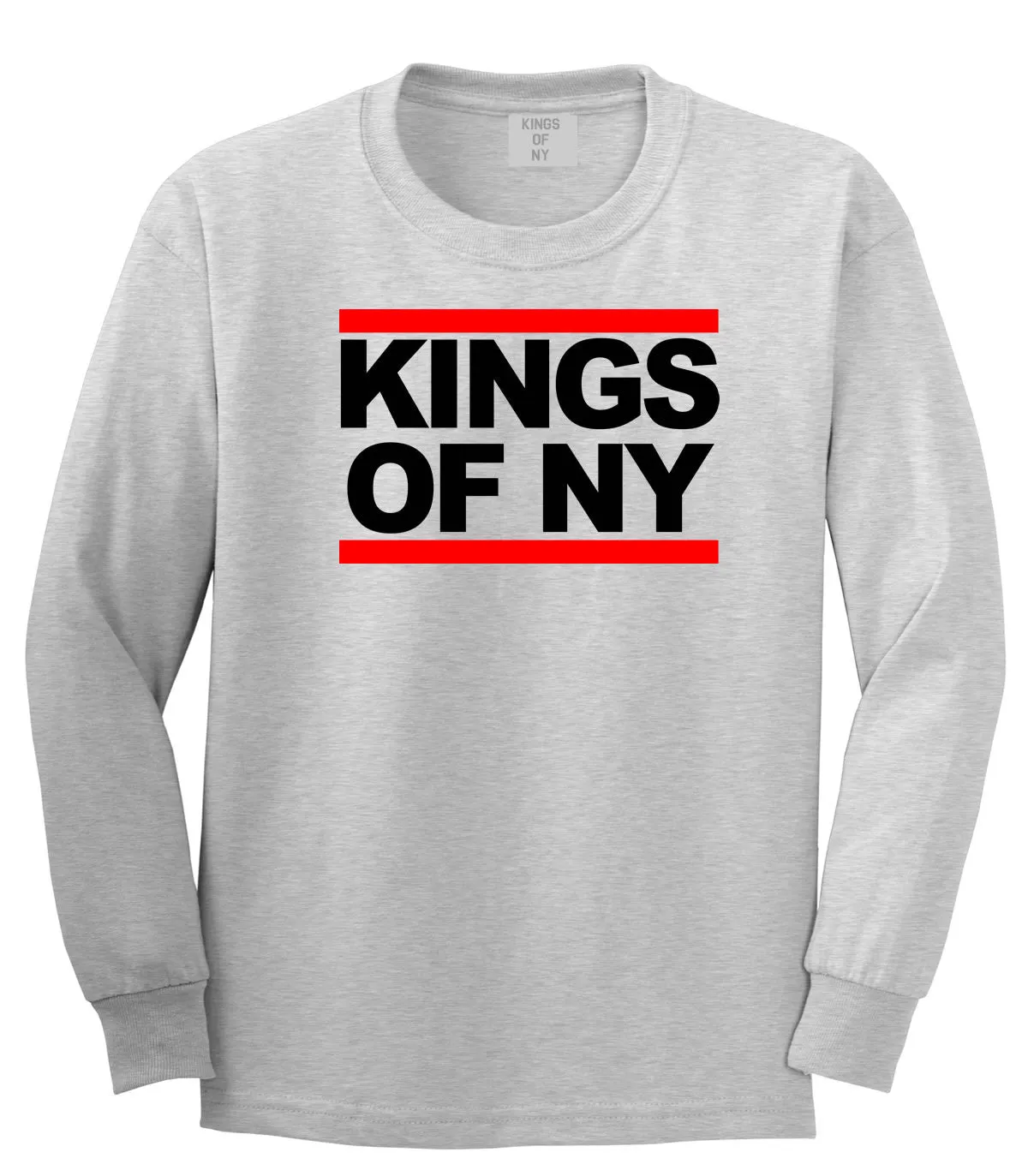 Kings Of NY Run Logo Style Long Sleeve T-Shirt