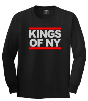 Kings Of NY Run Logo Style Long Sleeve T-Shirt
