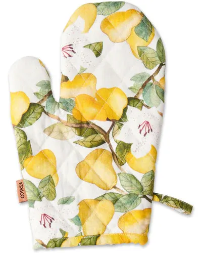 Kip & Co Oven Mitt - Summer Lily White
