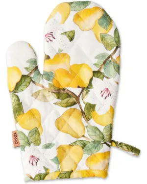 Kip & Co Oven Mitt - Summer Lily White