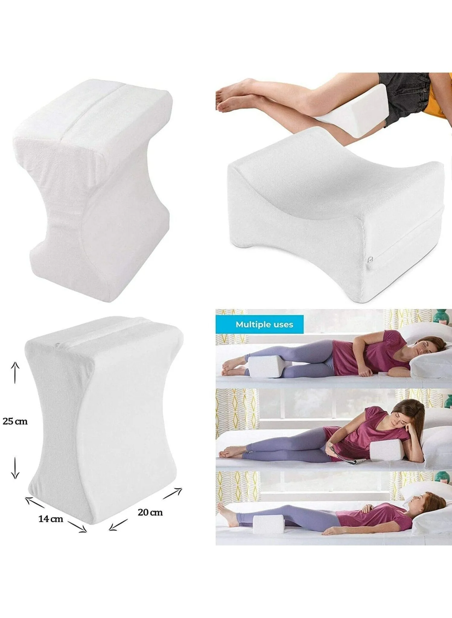 Knee Pillow - White