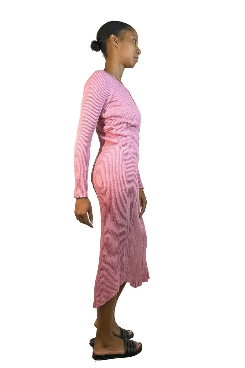Last Chance! TLA Petite Ribbed Body Con Long Sleeve Dress
