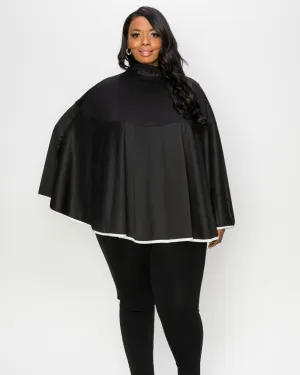 Lisa Cape Poncho | Black