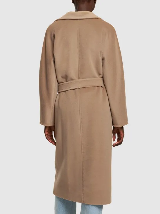 Max Mara   Madame double breasted wool long coat 
