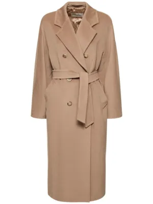 Max Mara   Madame double breasted wool long coat 