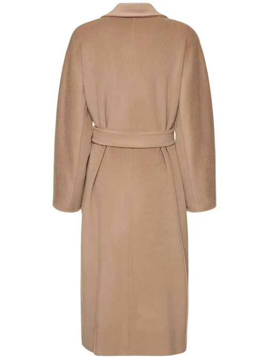 Max Mara   Madame double breasted wool long coat 