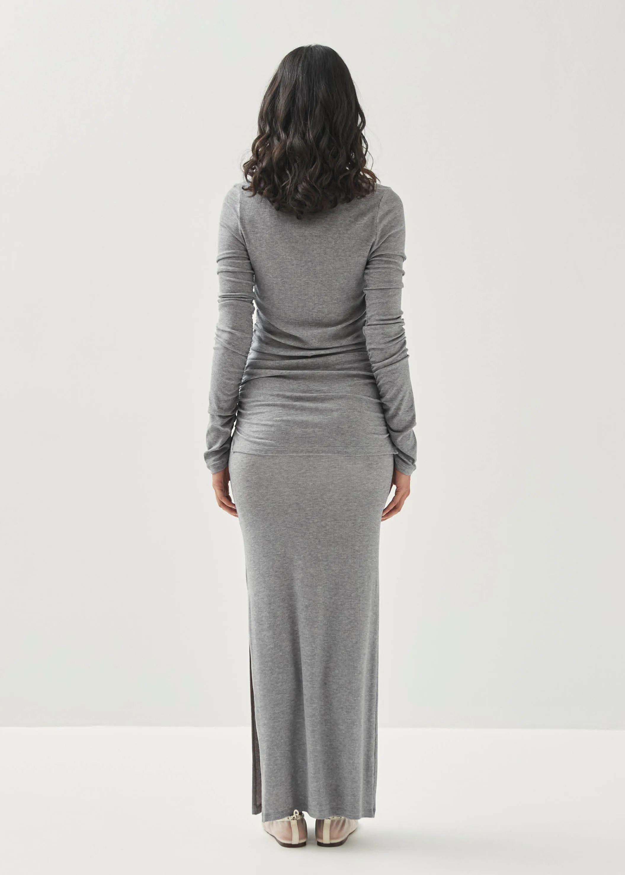 Mexi Grey Melange Top
