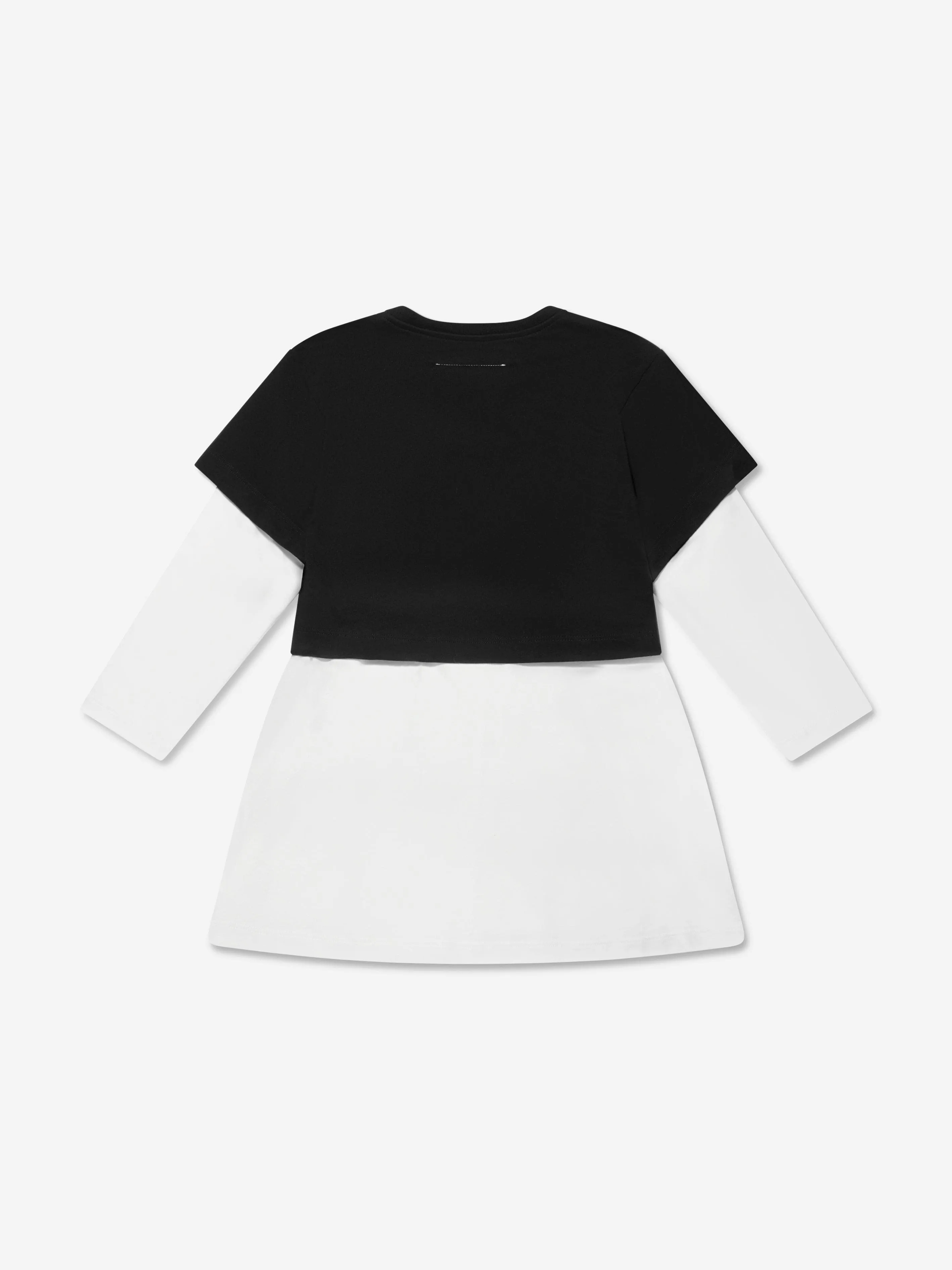 MM6 Maison Margiela Kids Contrast Sleeve T-Shirt Dress