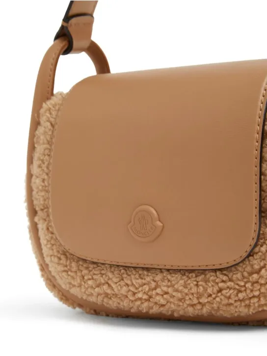 Moncler   Mini Tiarna quilted teddy crossbody bag 