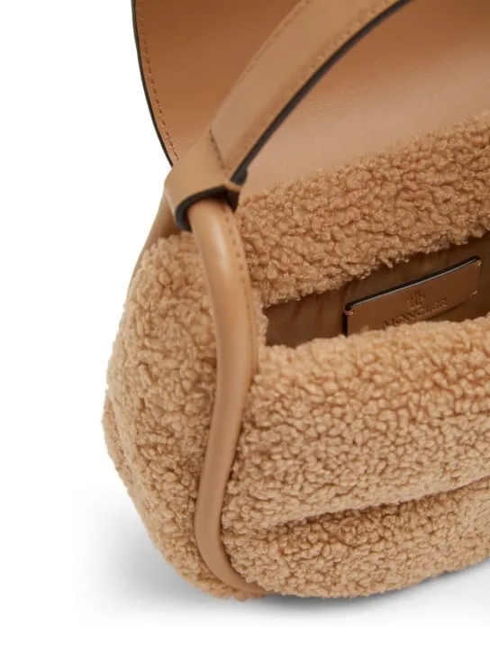 Moncler   Mini Tiarna quilted teddy crossbody bag 