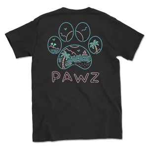 Neon Beach (Adult Short Sleeve T-Shirt)