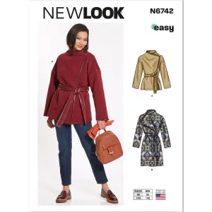 New Look Sewing Pattern N6742 Misses' Jacket and Coat