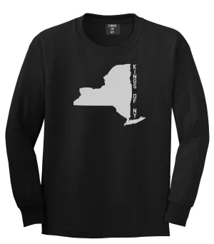 New York State Shape Long Sleeve T-Shirt