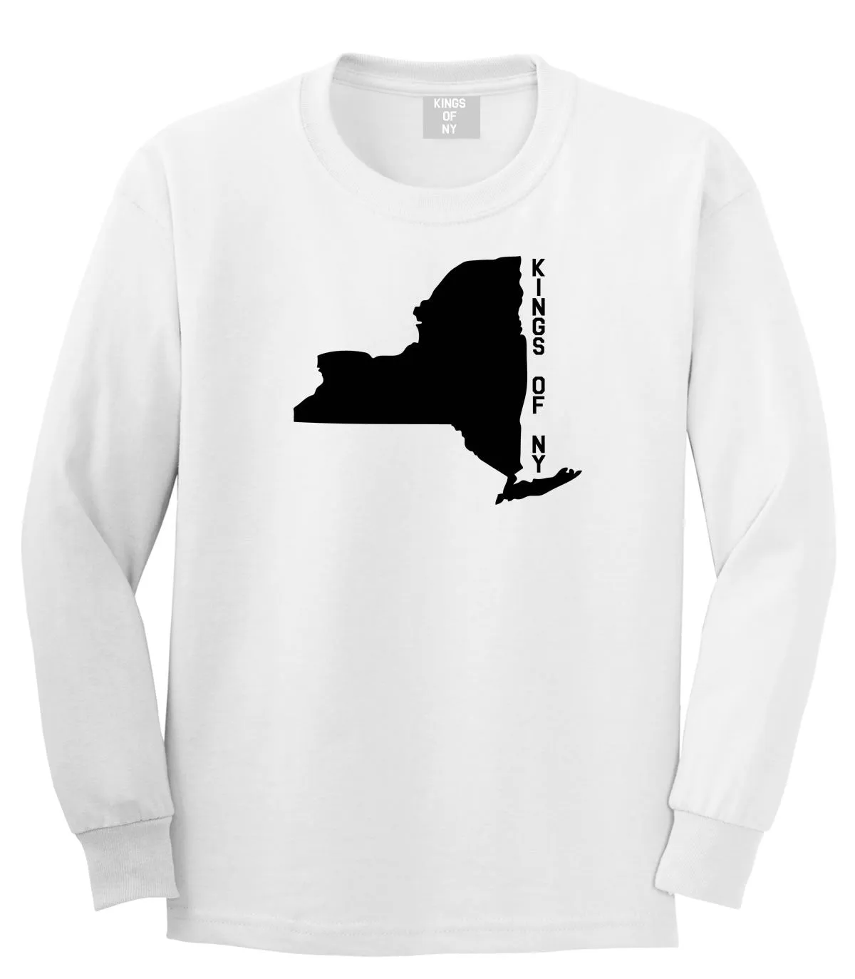 New York State Shape Long Sleeve T-Shirt