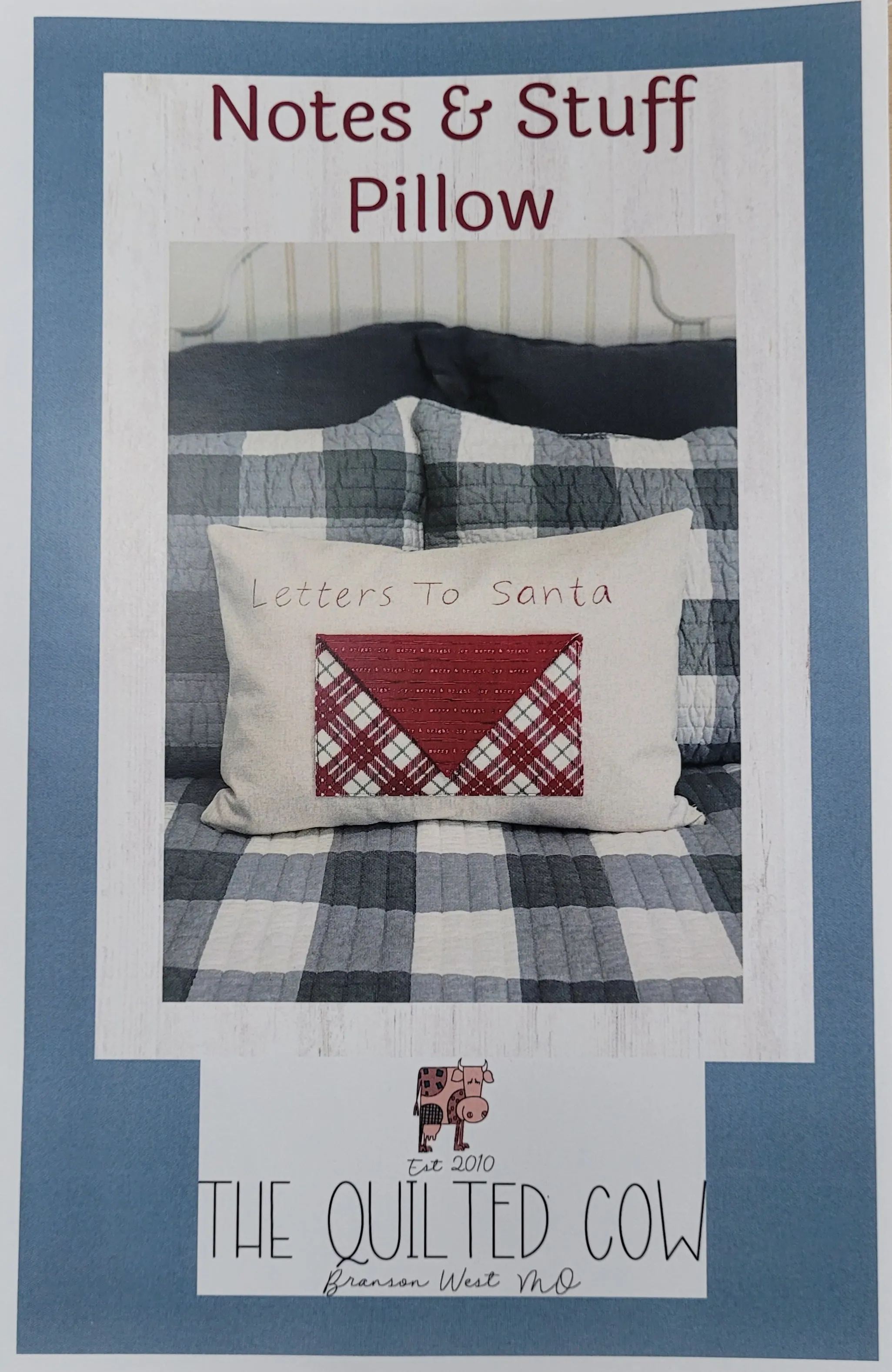 Notes & Stuff Pillow