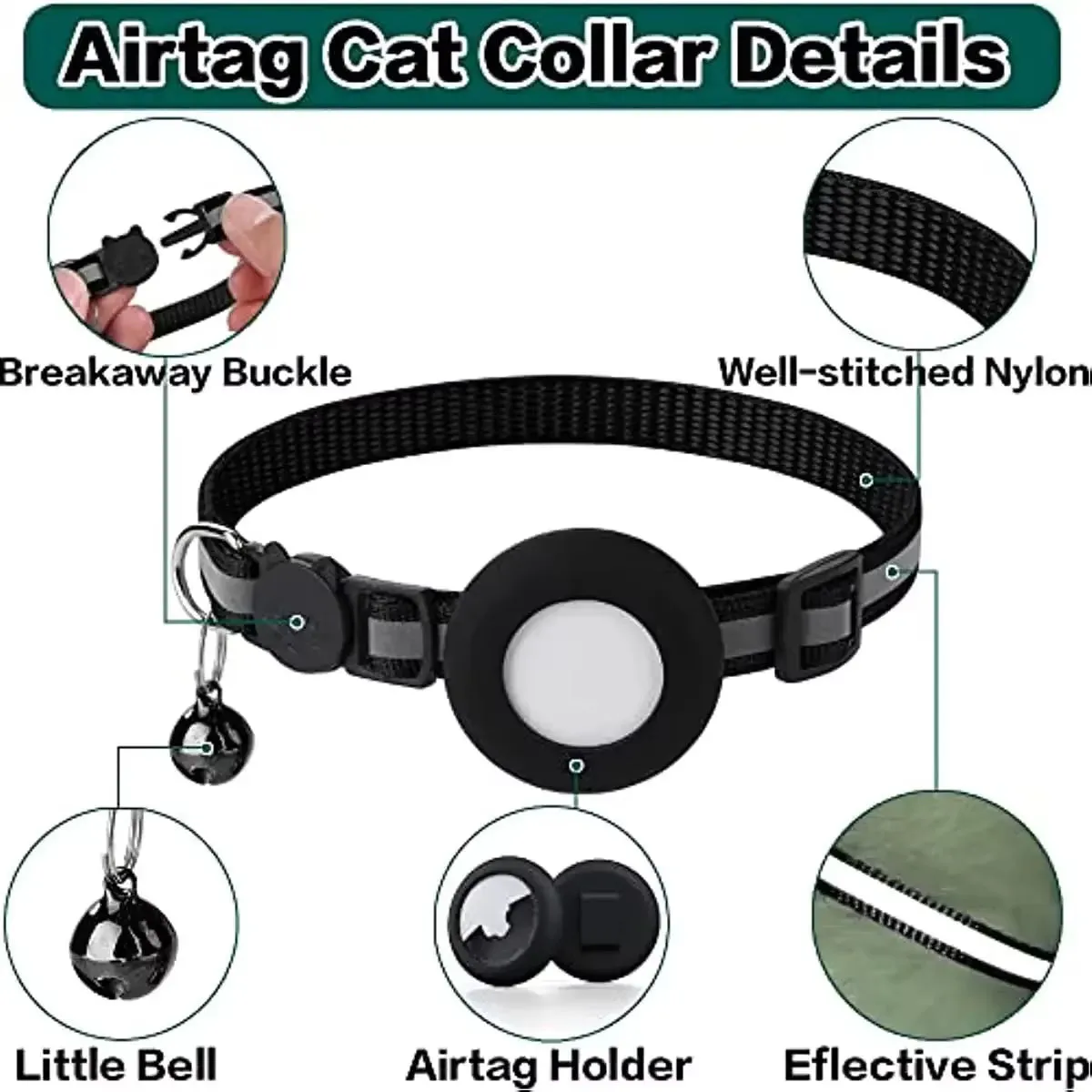 Pet Collar - AirTag Holder