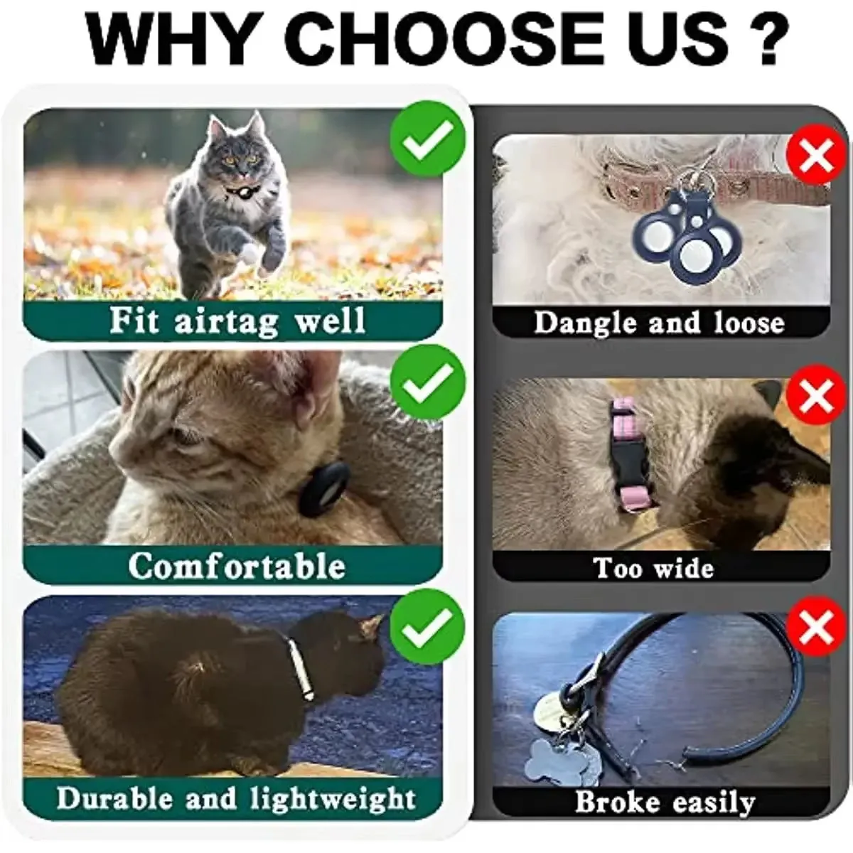 Pet Collar - AirTag Holder
