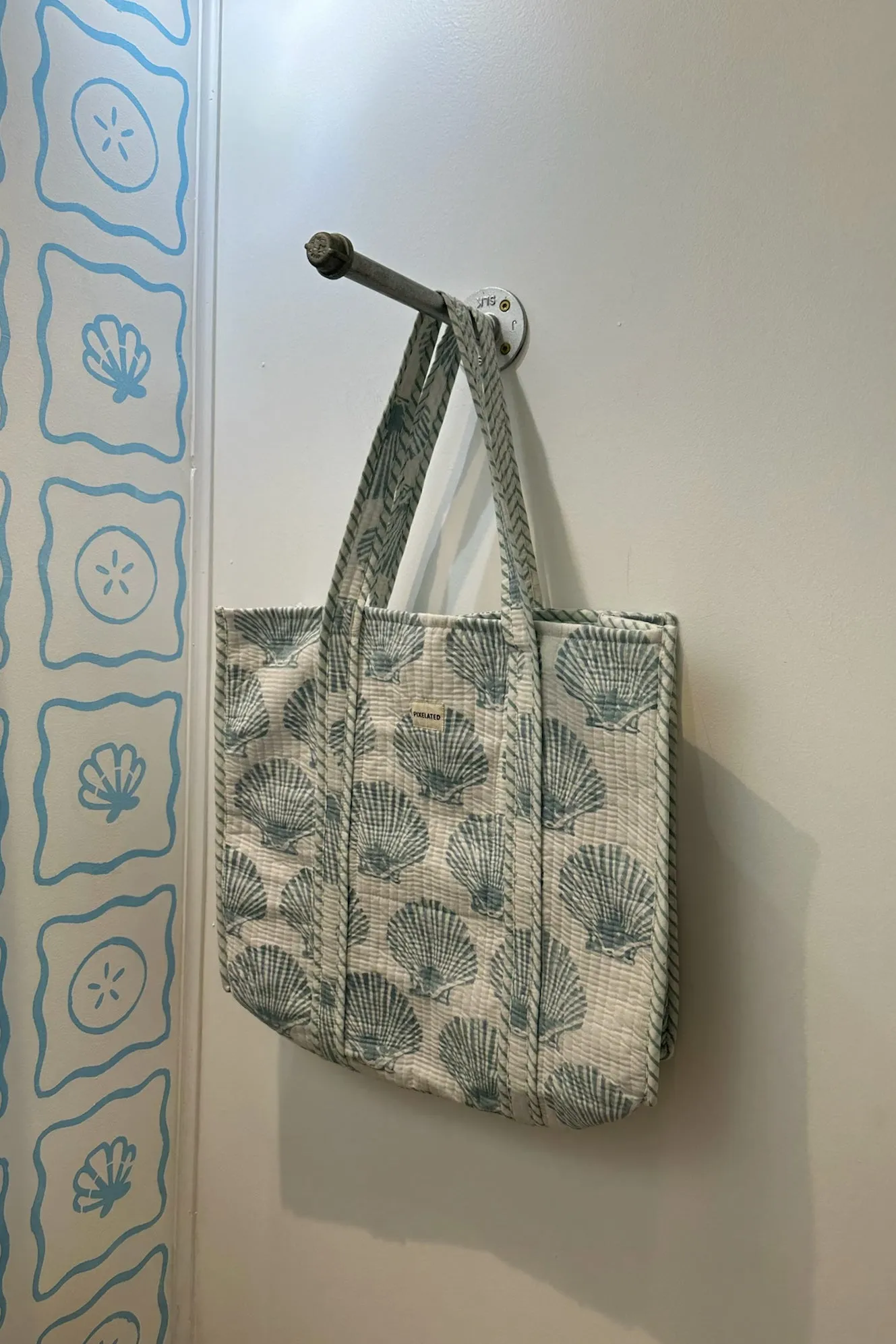 Quilted Reversible Tote Bag By Pixelated