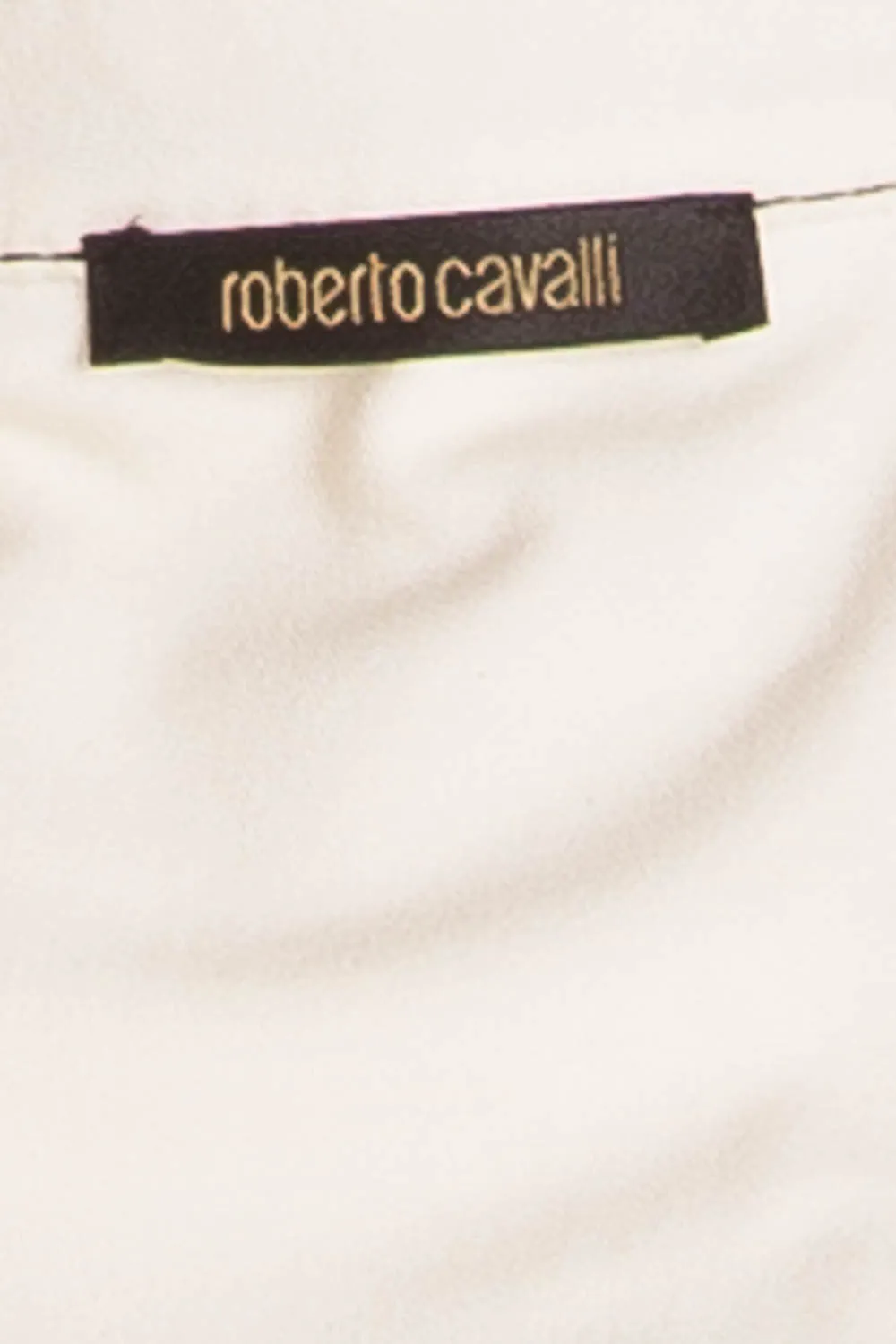 Roberto Cavalli - Off White Jacket Long Sleeve Trench Coat - IT 38
