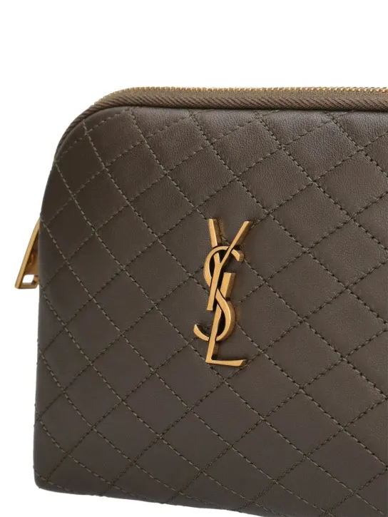 Saint Laurent   Mini Gaby quilted leather shoulder bag 