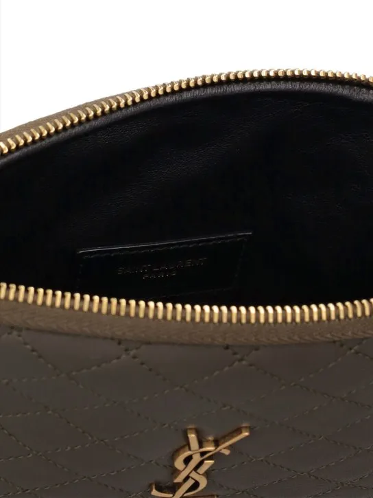 Saint Laurent   Mini Gaby quilted leather shoulder bag 