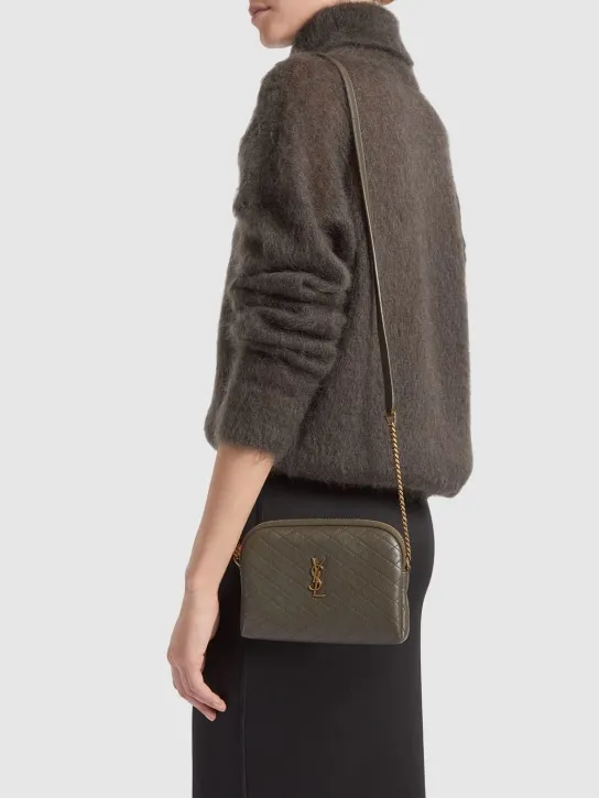Saint Laurent   Mini Gaby quilted leather shoulder bag 