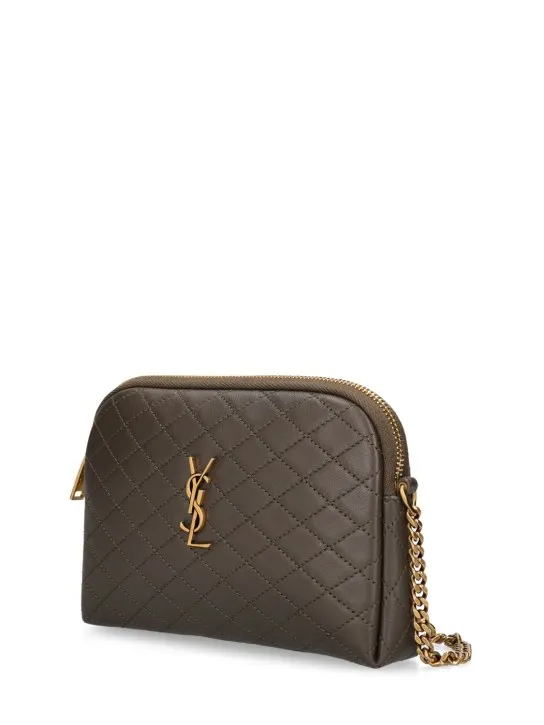 Saint Laurent   Mini Gaby quilted leather shoulder bag 