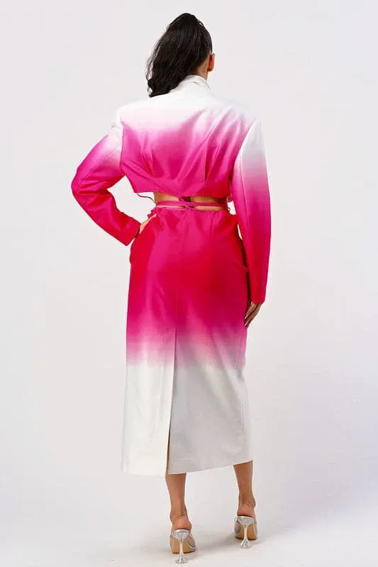Seasons Best Pink Spring Trench Coat