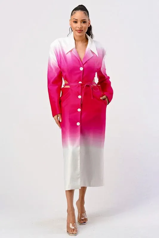 Seasons Best Pink Spring Trench Coat