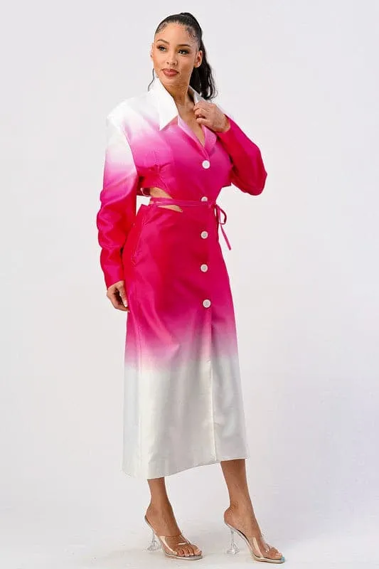 Seasons Best Pink Spring Trench Coat