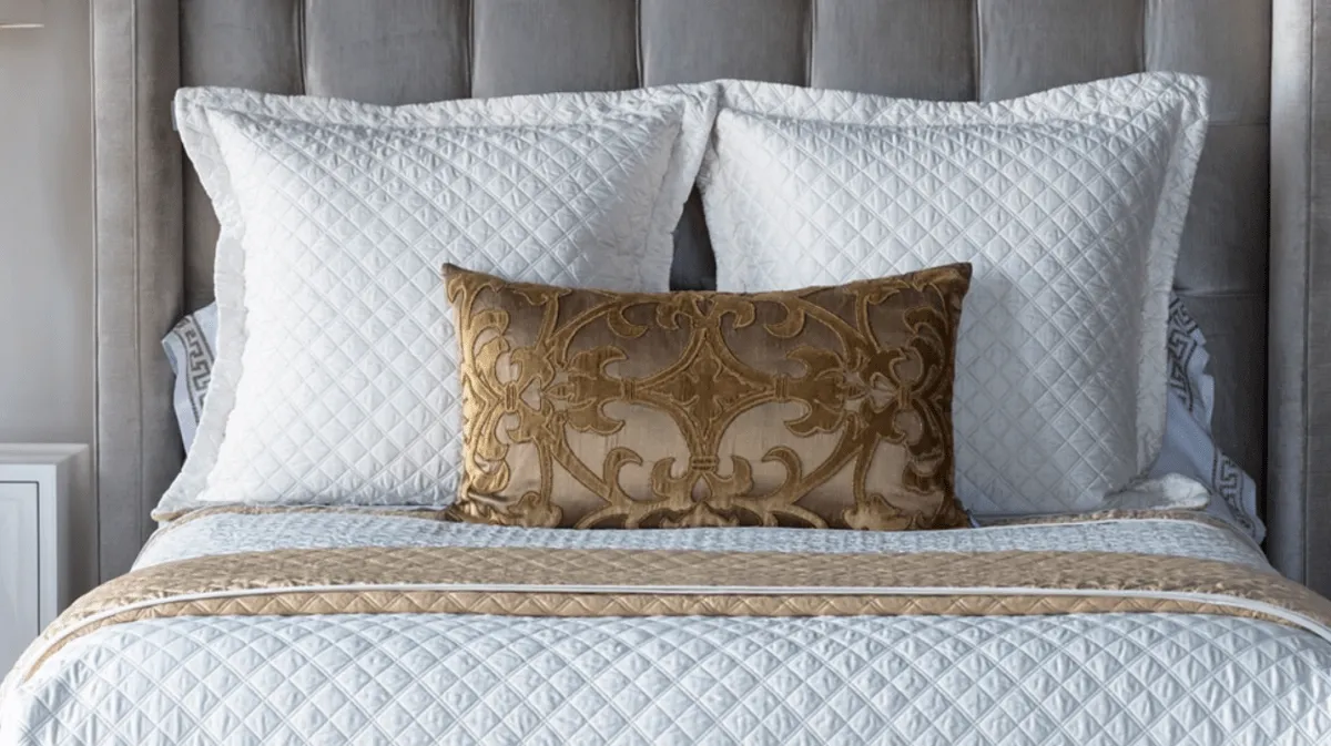 Silk & Sensibility Ivory and Ecru Quilted Coverlet Set