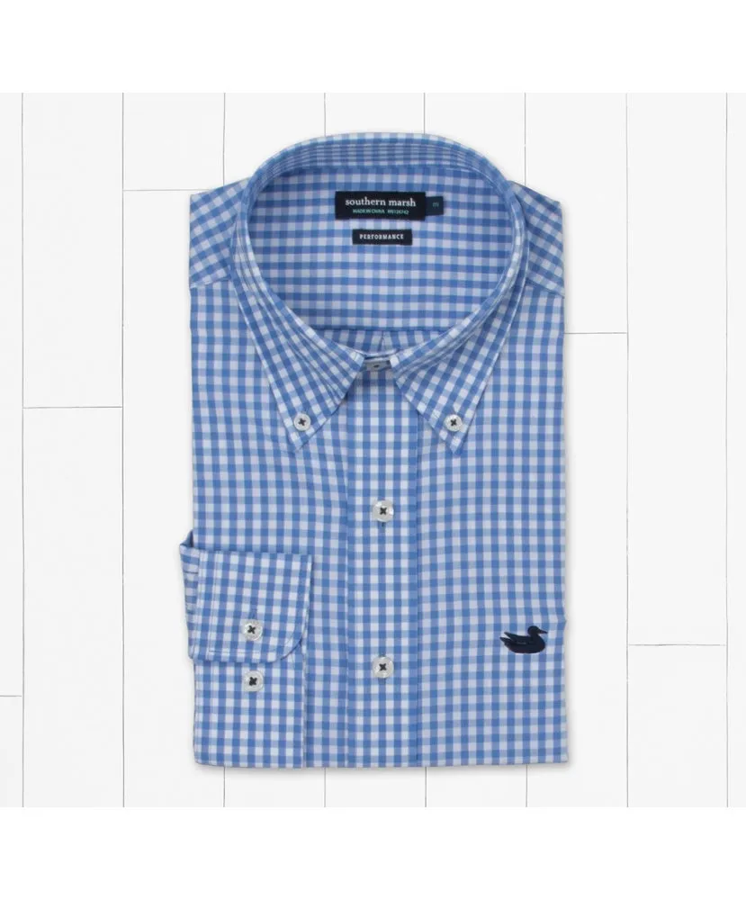 Southern Marsh - Brentwood Gingham Performance Dress Shirt