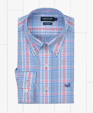 Southern Marsh - Shores Windowpane Performance Dress Shirt